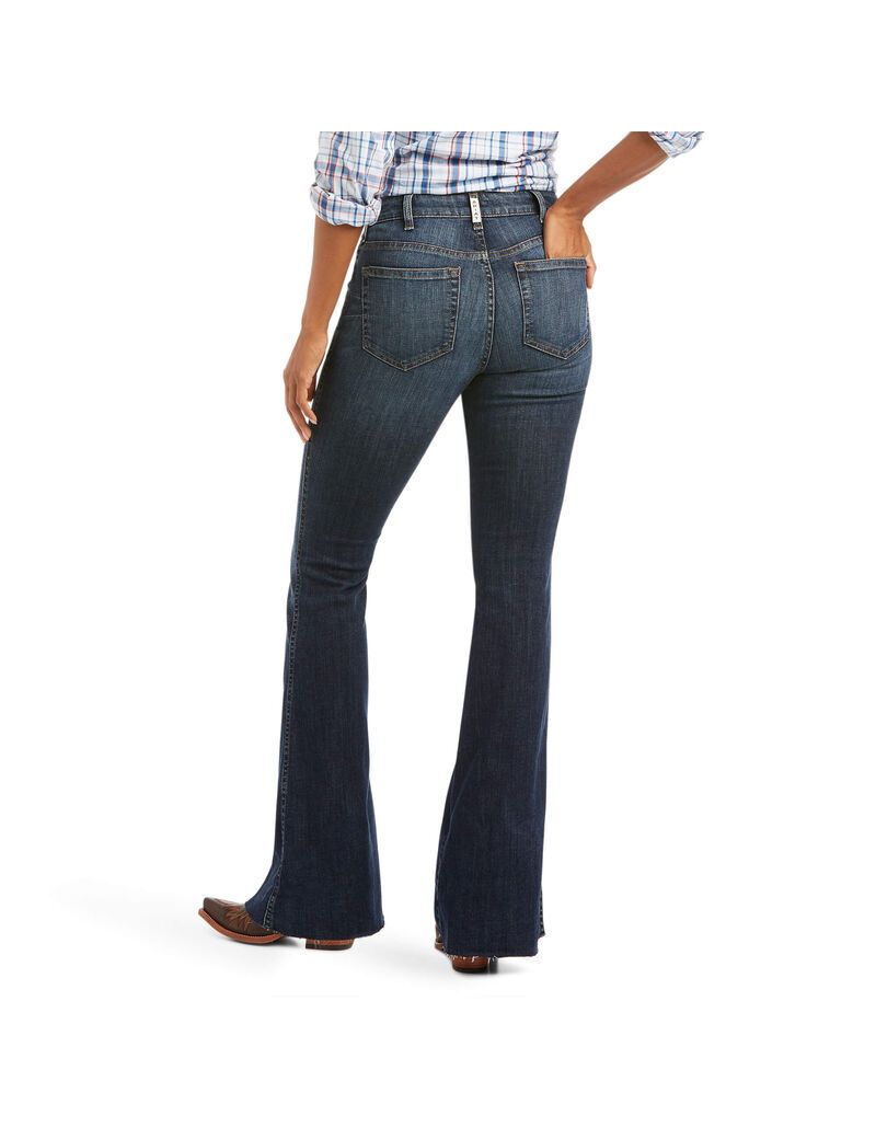 Jean Ariat R.E.A.L. High Rise Brynlee Flare Multicolore Femme | YFQ-10664190