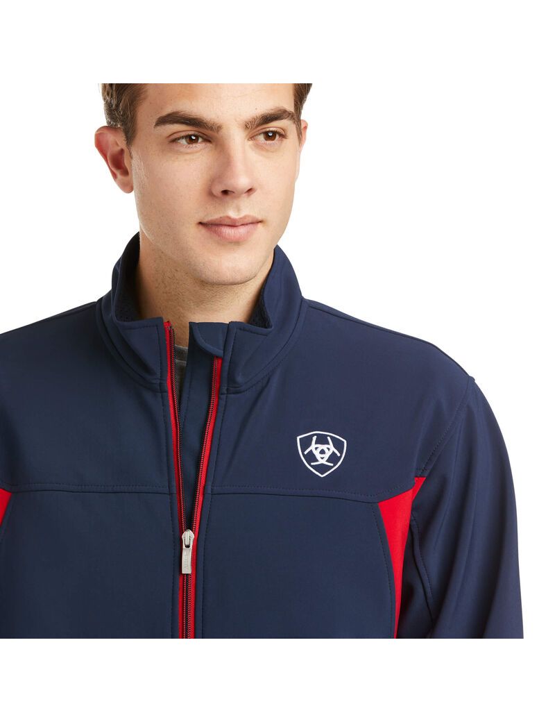 Vestes Ariat New Team Softshell Multicolore Homme | TCJ-64313290