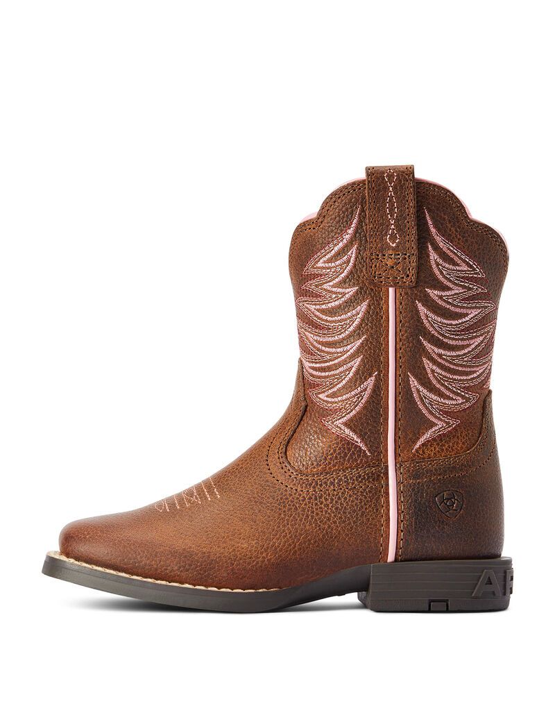 Bottes Western Ariat Firecatcher Marron Enfant | RTH-29623595