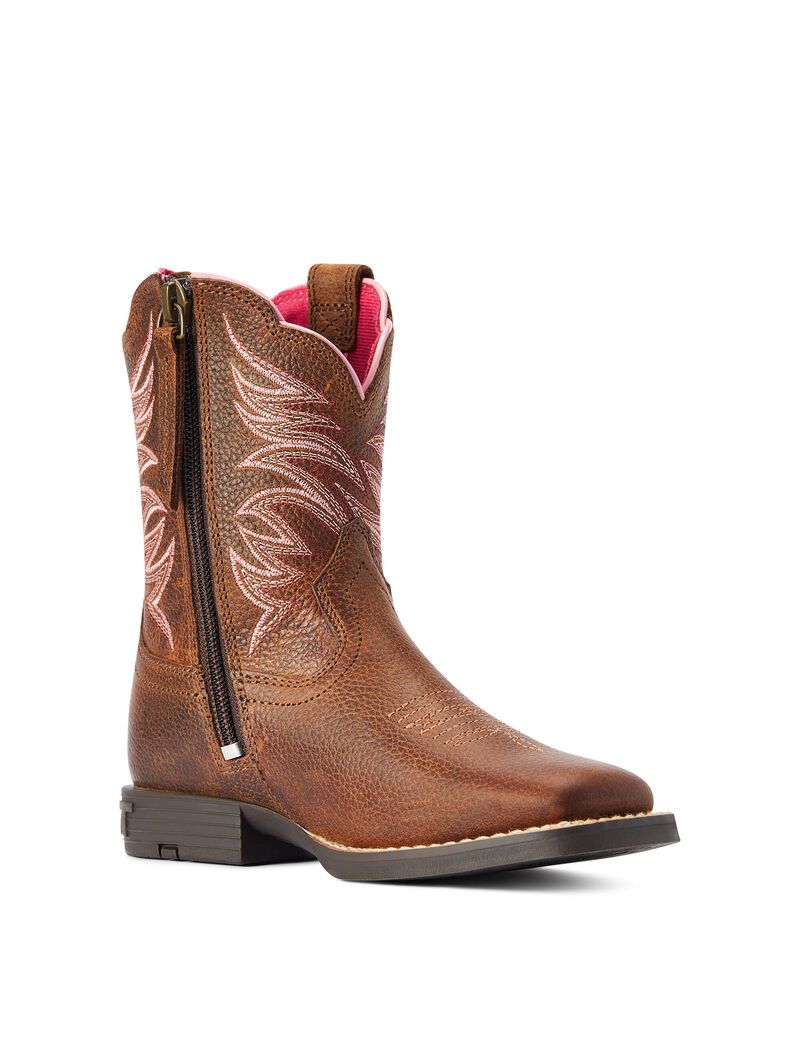 Bottes Western Ariat Firecatcher Marron Enfant | RTH-29623595