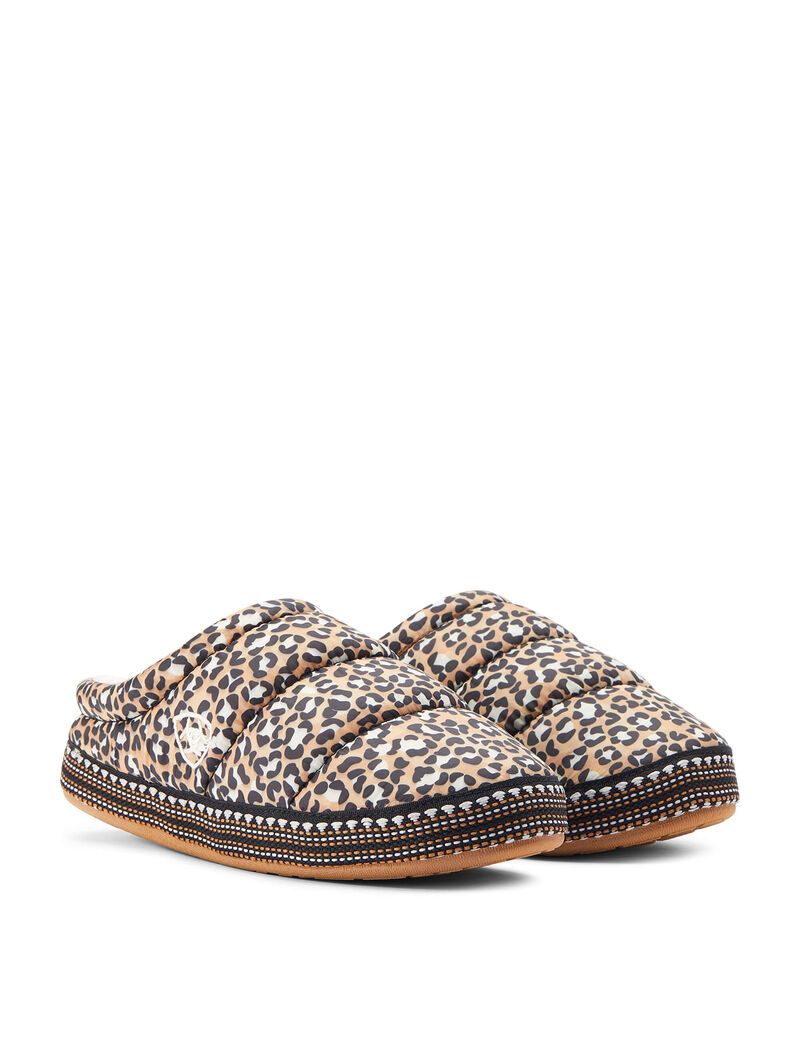 Chaussons Ariat Crius Clog Marron Leopard Femme | DQY-02912601