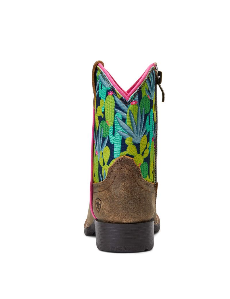 Bottes Western Ariat Stompers Roswell Marron Enfant | MQQ-27099344