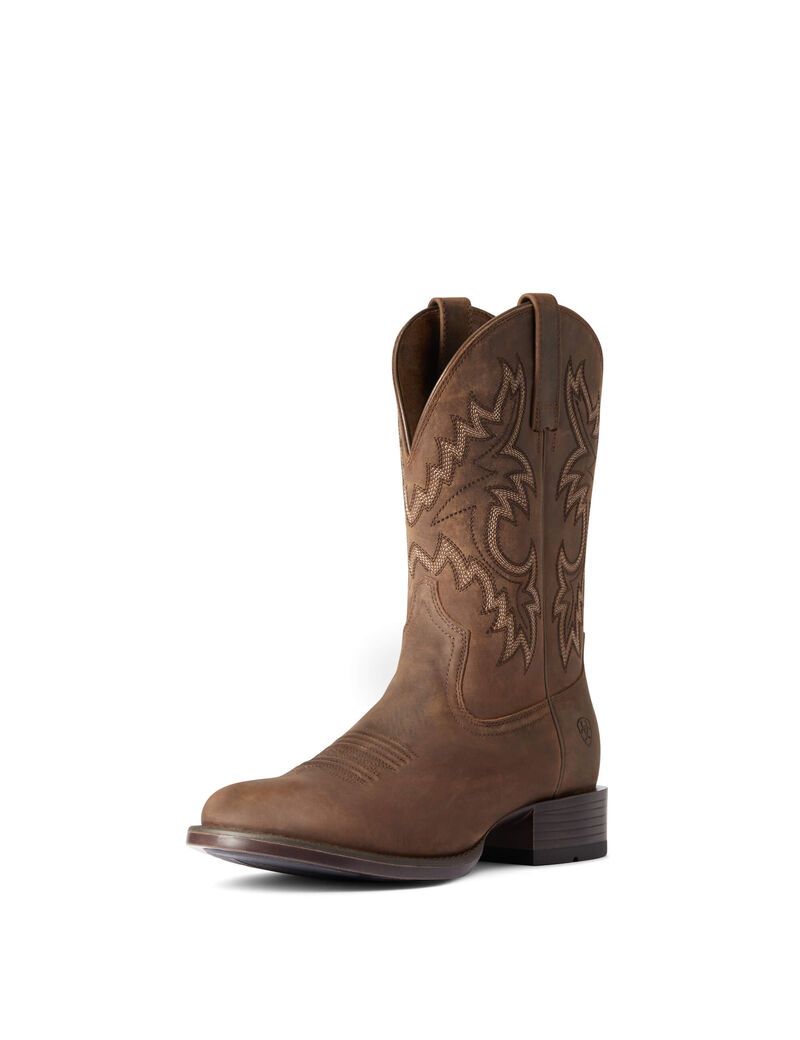 Bottes Western Ariat Stockman Ultra Marron Homme | YKY-04602407