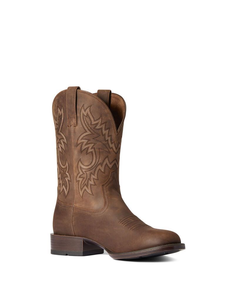 Bottes Western Ariat Stockman Ultra Marron Homme | YKY-04602407