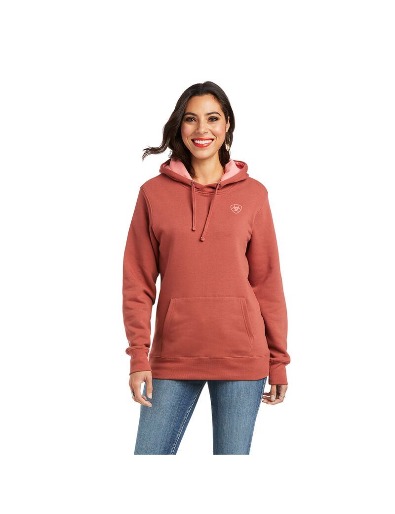 Sweat à Capuche Ariat REAL Arm Logo Multicolore Femme | WXD-53331483