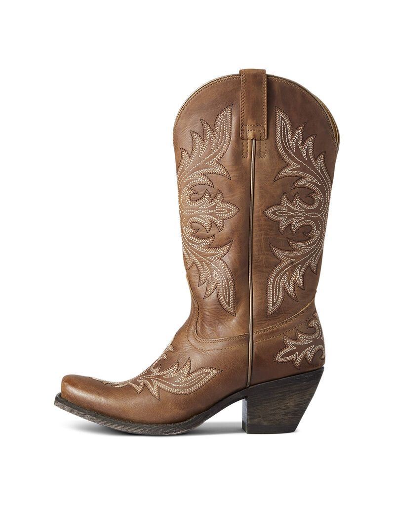 Bottes Western Ariat Circuit Rosewood Beige Marron Femme | IWO-33233378