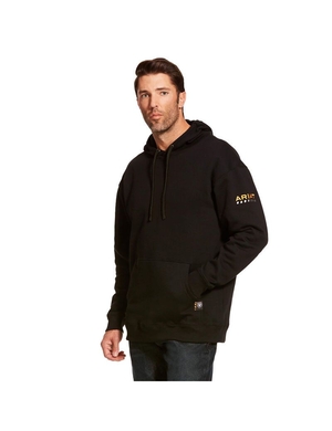 Sweat à Capuche Ariat Rebar Workman Noir Homme | PHL-40495649