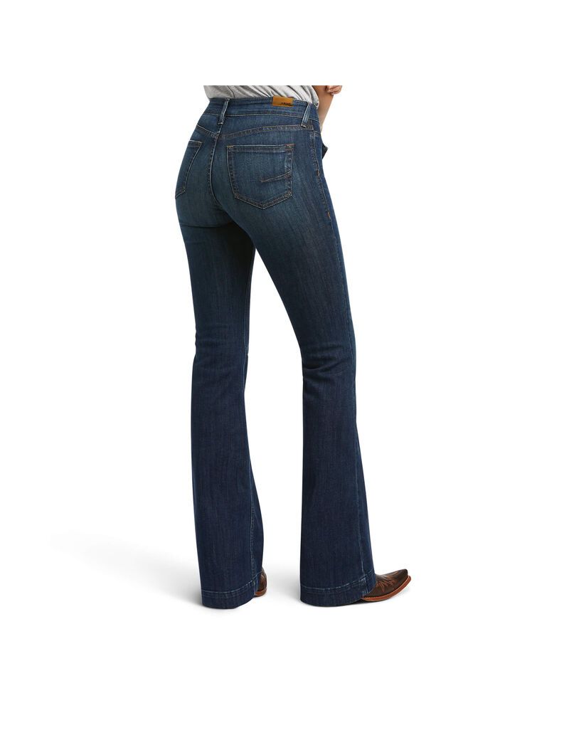 Jean Ariat Slim Trouser Bessie Larges Leg Multicolore Femme | EBJ-71100101