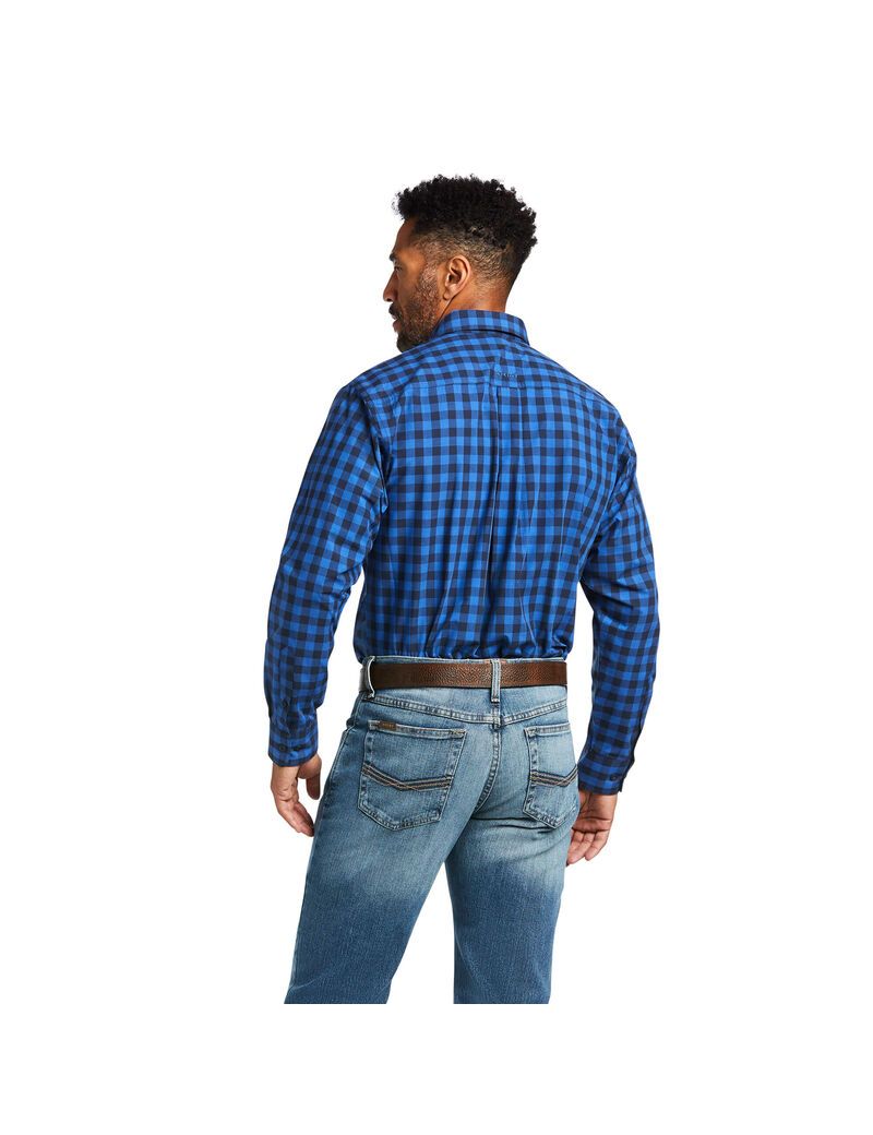 Chemises De Costume Ariat Pro Series Anthony Classiche Fit Bleu Homme | XKS-06590511