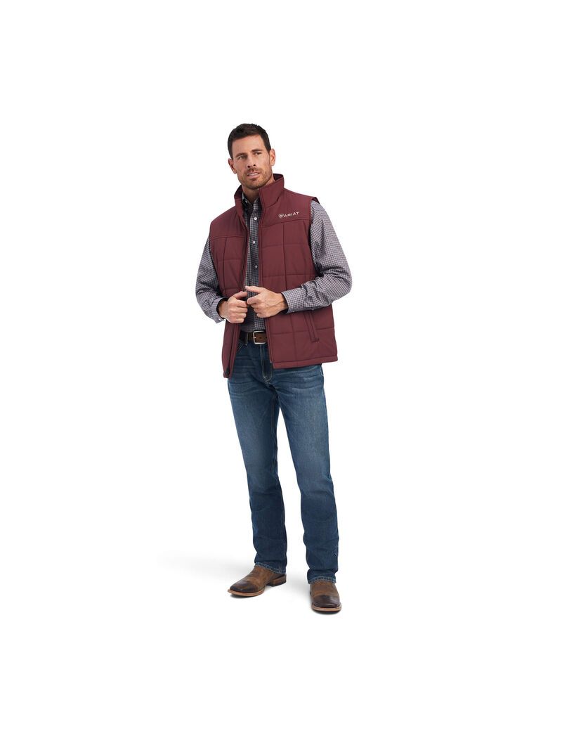 Gilet Ariat Crius Insulated Rouge Homme | KGB-40958938