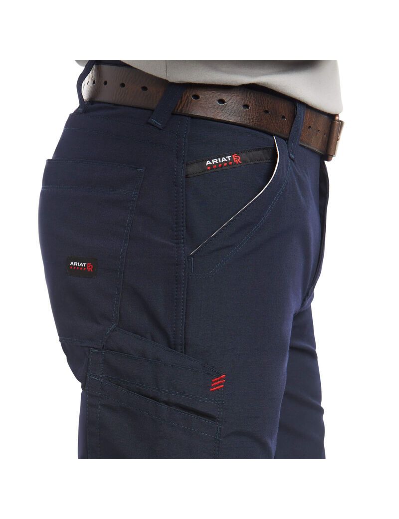 Pantalon Ariat FR M4 Relaxed DuraLight Ripstop Boot Cut Bleu Marine Homme | YQL-06309994