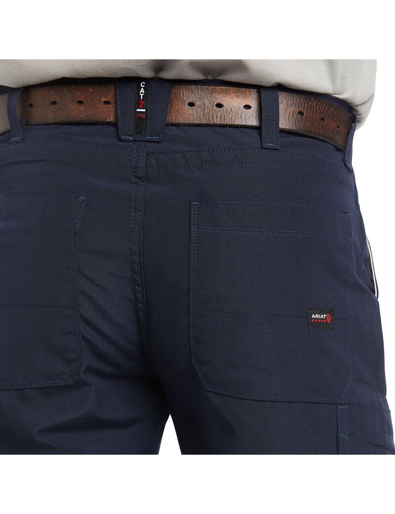 Pantalon Ariat FR M4 Relaxed DuraLight Ripstop Boot Cut Bleu Marine Homme | YQL-06309994