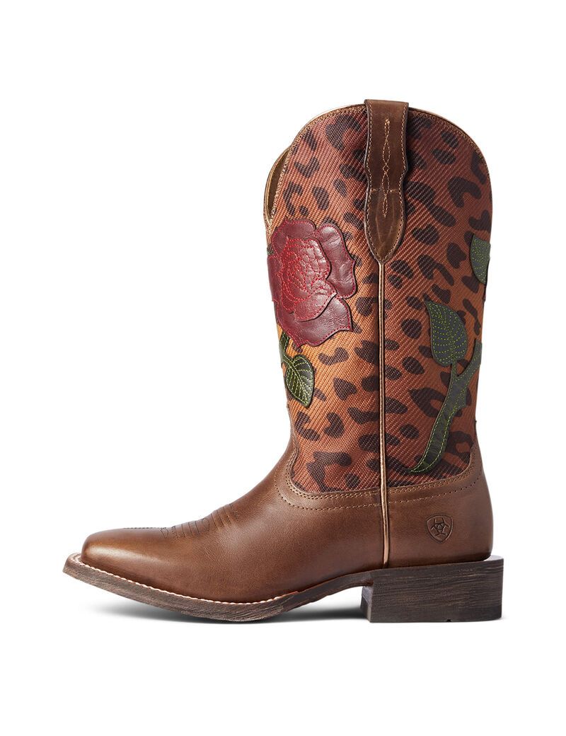 Bottes Western Ariat Circuit Rosa Multicolore Femme | WDW-96308789