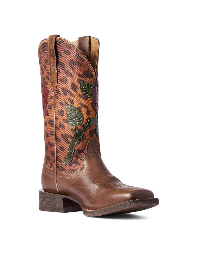 Bottes Western Ariat Circuit Rosa Multicolore Femme | WDW-96308789