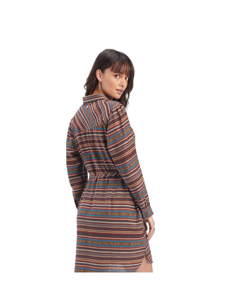 Peignoir Ariat Sedona Multicolore Stripes Femme | PUY-46586874