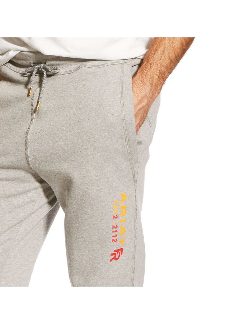 Pantalon Ariat FR Travail Sweatpants Grise Homme | DNF-98158888