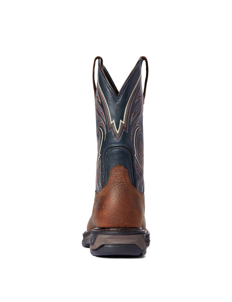 Bottes de Travail Ariat WorkHog XT Cottonwood Carbon Embout Marron Homme | BTT-86734961